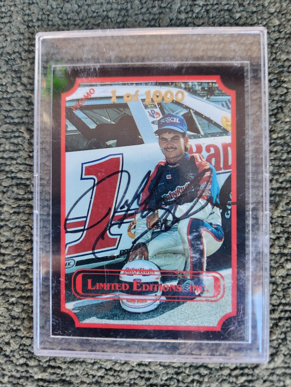 1992 Jeff Gordon Baby Ruth Car Hand Signed Card Plus Limited Editions Set #6